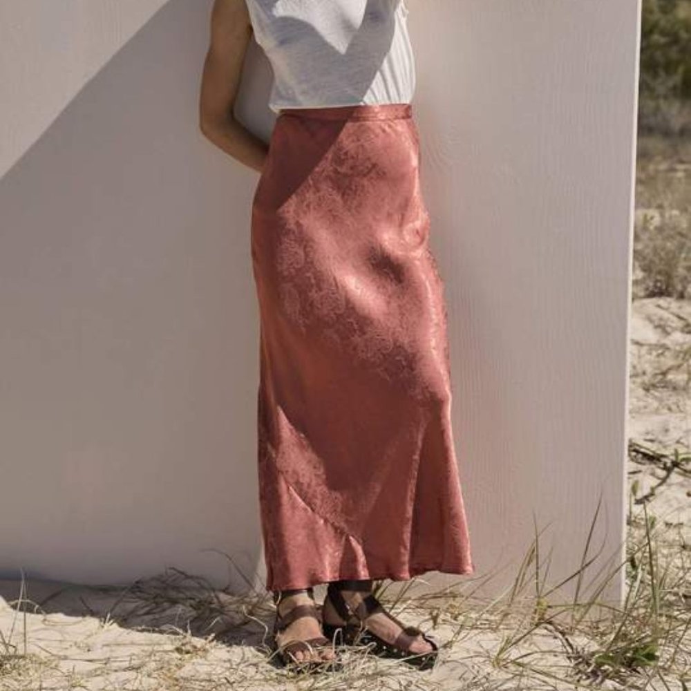 Auguste the Label Paisley Jacquard Stefan Maxi Skirt